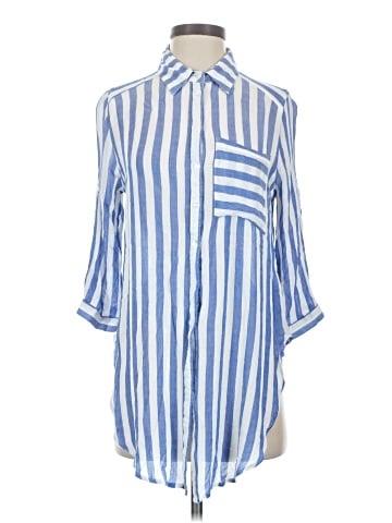 Vixbe 3/4 Sleeve Button-Down Shirt (view 1)