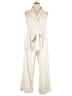 A New Day Stripes Ivory Jumpsuit Size 1X - photo 1