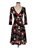 Whish Graphic Black Cocktail Dress Size S - photo 1