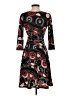 Whish Graphic Black Cocktail Dress Size S - photo 2