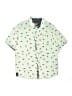 Assorted Brands Print Green Short Sleeve Button-Down Shirt Size 14 - 16 - photo 1