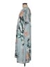 Unbranded 100% Polyester Tropical Gray Casual Dress Size M - photo 5