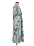 Unbranded 100% Polyester Tropical Gray Casual Dress Size M - photo 4
