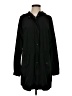 TWO by Vince Camuto 100% Polyester Black Trenchcoat Size S - photo 1