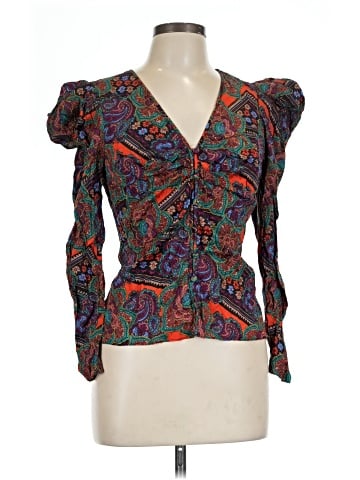 Veronica Beard 3/4 Sleeve Silk Top (view 1)