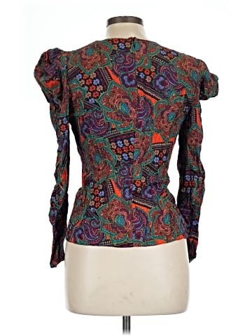 Veronica Beard 3/4 Sleeve Silk Top (view 2)