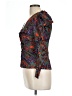 Veronica Beard Orange 3/4 Sleeve Silk Top Size 10 - photo 5