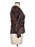 Veronica Beard Orange 3/4 Sleeve Silk Top Size 10 - photo 4