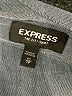 Express 100% Rayon Gray Long Sleeve Button-Down Shirt Size XS - photo 7