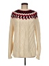 J.Crew Chevron-herringbone Ivory Pullover Sweater Size M - photo 1