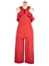 Slate & Willow Solid Red Jumpsuit Size XL - photo 2