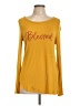 Sweet Claire Yellow Long Sleeve Top Size L - photo 1