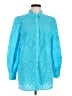 Talbots 100% Cotton Teal Long Sleeve Blouse Size M - photo 1