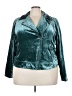 Torrid Metallic Teal Jacket Size 3X Plus (3) - photo 1