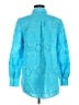 Talbots 100% Cotton Teal Long Sleeve Blouse Size M - photo 2