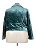 Torrid Metallic Teal Jacket Size 3X Plus (3) - photo 2
