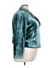 Torrid Metallic Teal Jacket Size 3X Plus (3) - photo 4