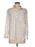 Rails 100% Rayon Stripes Ivory Long Sleeve Button-Down Shirt Size M - photo 1