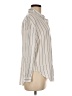 Rails 100% Rayon Stripes Ivory Long Sleeve Button-Down Shirt Size M - photo 4