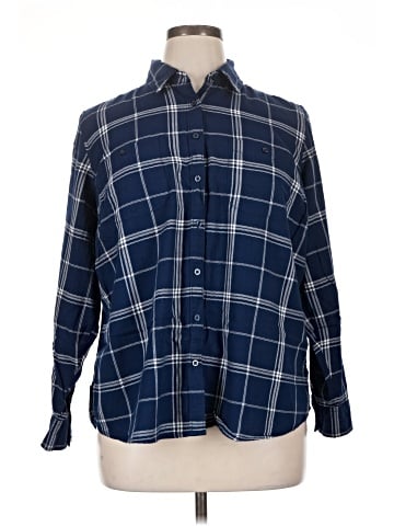 St. John's Bay Long Sleeve Button-Down Shirt (view 1)