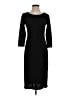 Forever 21 Solid Black Casual Dress Size L - photo 1