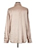 Ekouaer Metallic Tan Long Sleeve Blouse Size L - photo 2