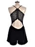Mind Code Solid Black Romper Size L - photo 2