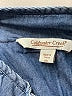 Coldwater Creek 100% Cotton Blue Vest Size 2X - photo 6