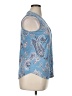 Amana Blue Sleeveless Blouse Size XL - photo 4