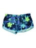 Danskin Now 100% Polyester Tropical Blue Shorts Size XL - photo 1