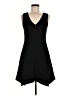 Max Studio Solid Black Casual Dress Size 6 - photo 1