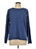 Easel 100% Cotton Blue Long Sleeve Top Size L - photo 1