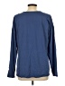 Easel 100% Cotton Blue Long Sleeve Top Size L - photo 2