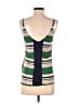Topshop 100% Polyester Green Sleeveless Top Size 2 - photo 2