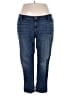 Eileen Fisher Solid Blue Jeans Size 20 - photo 1
