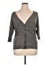 Derek Heart Gray Cardigan Size 1X - photo 1