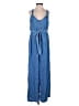 Ann Taylor LOFT Solid Blue Jumpsuit Size 0 - photo 1