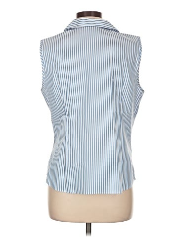 Jones New York Signature Sleeveless Button-Down Shirt (view 2)
