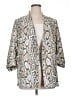 The Limited 100% Polyester Animal Print Ivory Blazer Size XL - photo 1