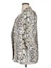 The Limited 100% Polyester Animal Print Ivory Blazer Size XL - photo 5