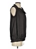 Club Monaco 100% Polyester Solid Gray Sleeveless Blouse Size XS - photo 4