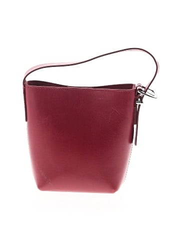 Madewell The Essential Micro Bucket Tote in Waxy Leather (view 1)