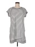 Ideology Stripes Gray Casual Dress Size M - photo 1