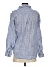 Gap 100% Linen Stripes Blue Long Sleeve Button-Down Shirt Size S - photo 2