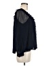 J.Crew Black Long Sleeve Silk Top Size M - photo 4
