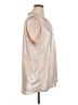 Calvin Klein Metallic Silver Sleeveless Blouse Size 1X - photo 4