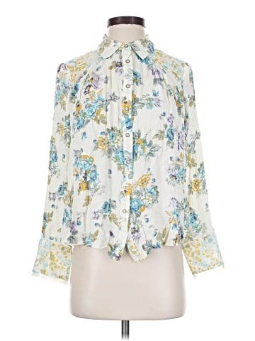 Free People 3/4 Sleeve Blouse (view 1)