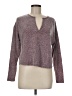 Socialite Tweed Burgundy Pullover Sweater Size M - photo 1