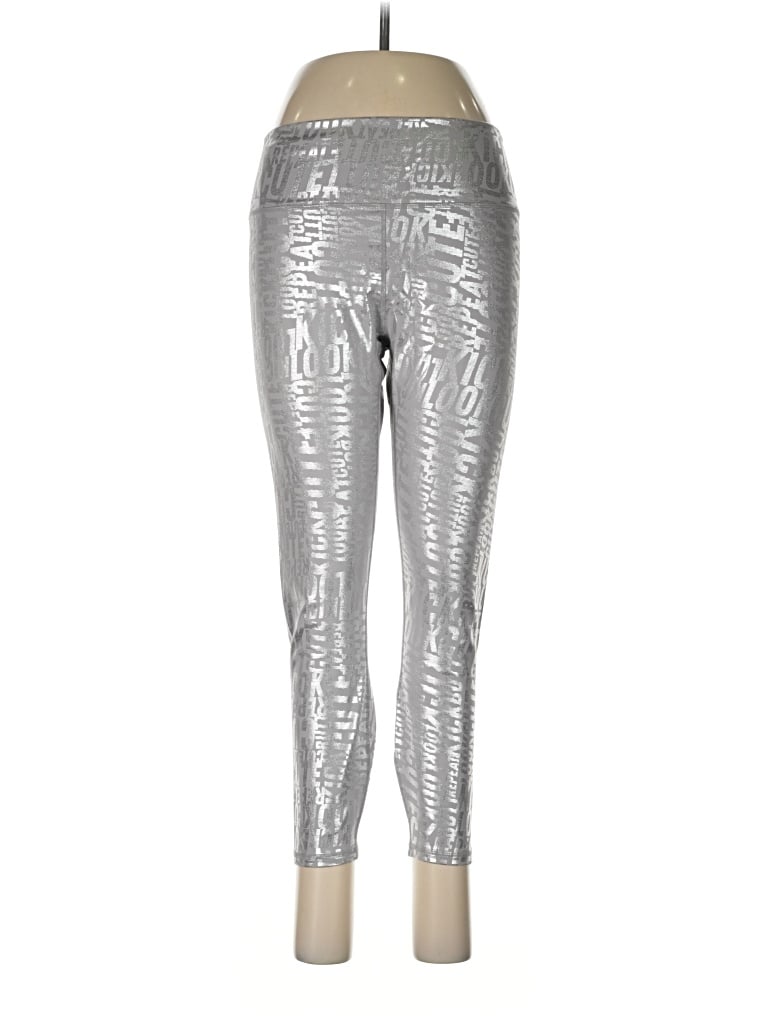 Pre-owned Fabletics Leggings In Silver