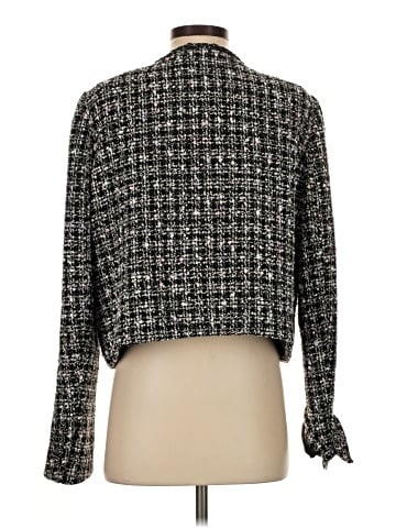 Self-Portrait Black Boucle Jacket (view 2)